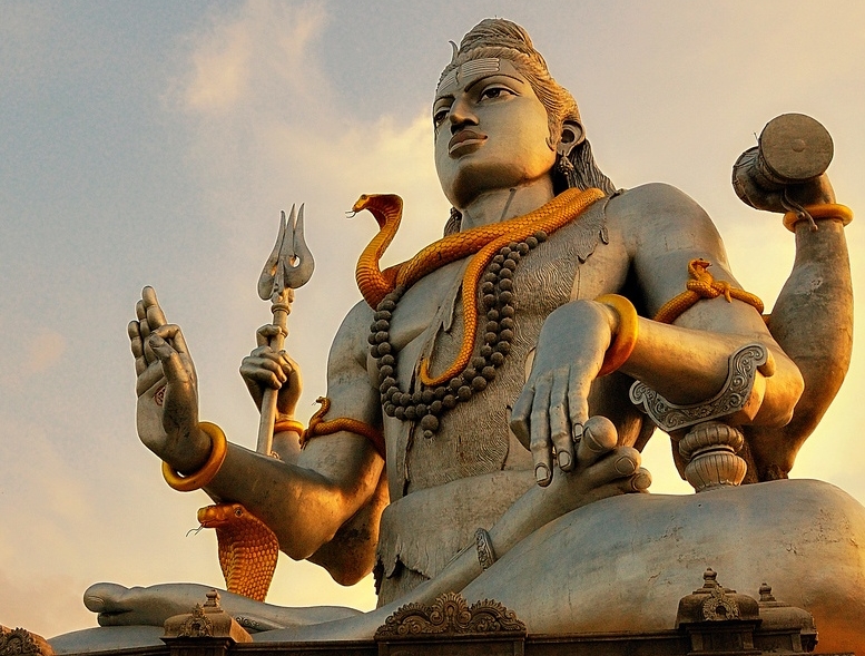 The Statue of Shiva at Murudeshwar, India