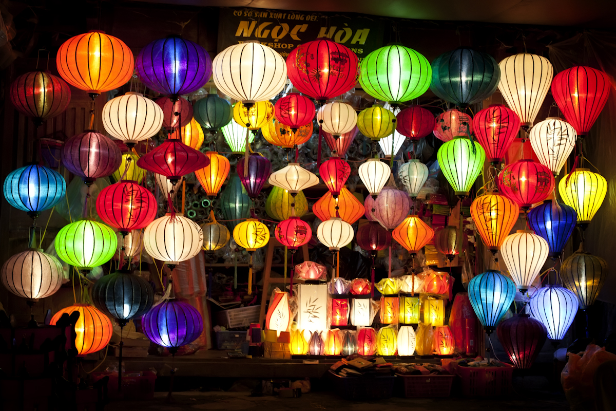 Shining Lanterns at Hoi An Ancient Town